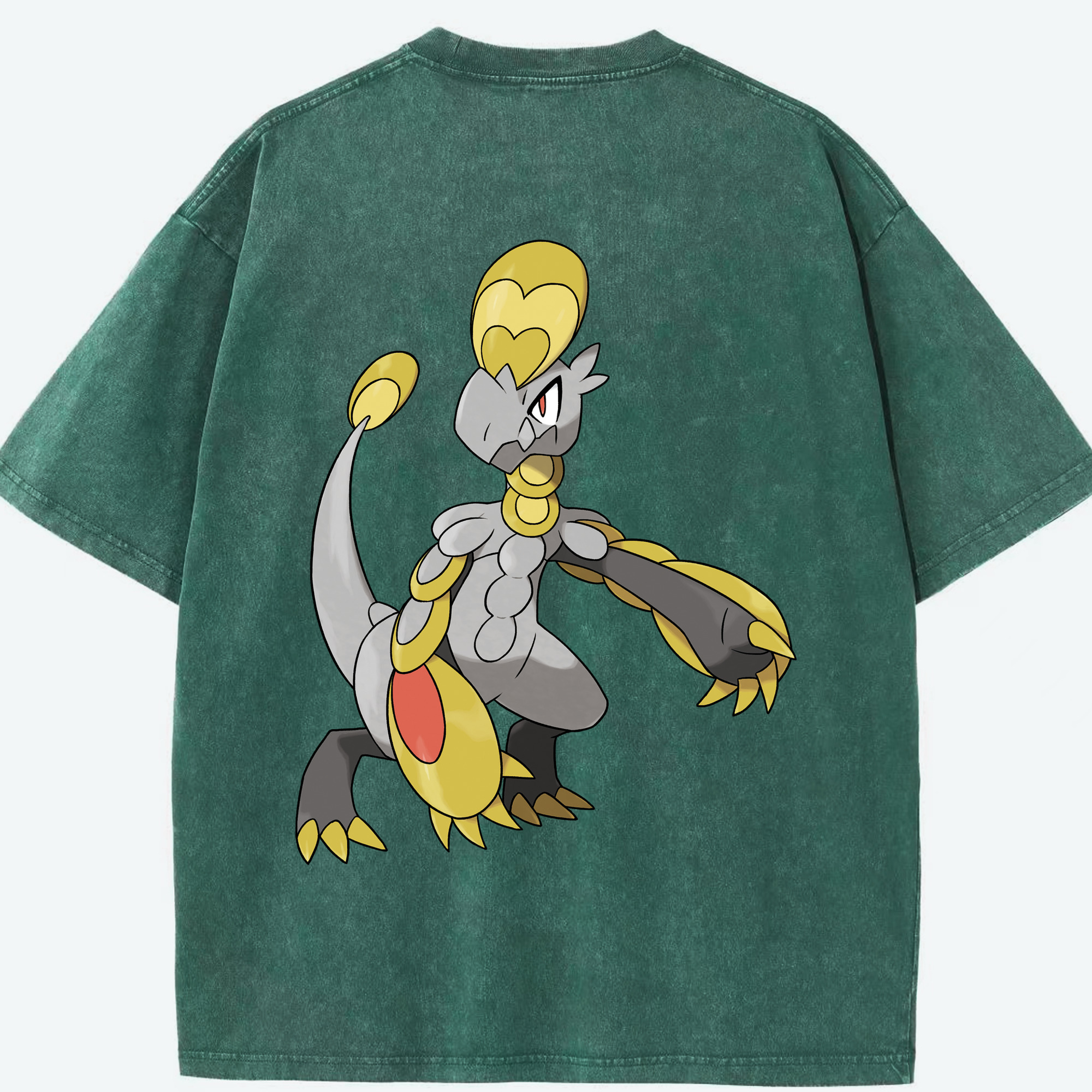 （画像用） ポケットモンスター Pokémon 綿100% ヴィンテージ風 半袖Tシャツ（背面プリント）
